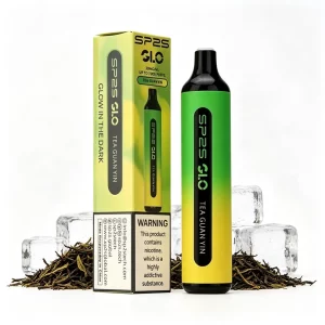 SP2S GLO 一次性電子煙 7000口｜8ML油倉 雙芯霧化 可充電拋棄式 鐵觀音
